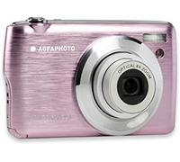 AGFA Photo Realishot DC8200 - Cámara Digital Compacta, 18MP, Video Full HD, Pantalla LCD 2.7'', Zoom Óptico 8X, Batería de Litio y Tarjeta SD de 16GB - Rosa