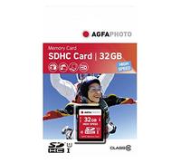 AgfaPhoto 32GB SDHC memoria flash Clase 10 - Tarjeta de memoria (32 GB, SDHC, Clase 10, Multicolor)