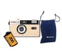 AgfaPhoto Juego de cámara analógica de 35 mm (película de Color + batería)