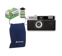 AgfaPhoto Juego de cámara analógica de 35 mm (película de Color + batería)