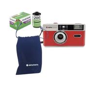 AgfaPhoto Juego de cámara analógica de 35 mm (película de Color + batería)