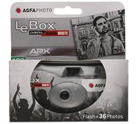 AgfaPhoto LeBox con flash, hasta 36 imágenes en blanco y negro, Negro/Blanco