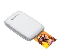 AgfaPhoto Mini P.2 - Impresora fotográfica instantánea portátil Zink - Impresión rápida y Sencilla - Impresora fotográfica portátil de 75 x 50 mm sin Tinta para Smartphones y Tablets - Blanco