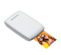 AgfaPhoto Mini P.2 - Impresora fotográfica instantánea portátil Zink - Impresión rápida y Sencilla - Impresora fotográfica portátil de 75 x 50 mm sin Tinta para Smartphones y Tablets - Blanco