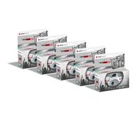 AgfaPhoto Pack 5 x 601026 - Cámara desechable LeBox Black&White, 27 Fotos, Lente óptica de 31 mm - Gris