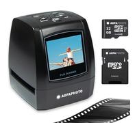 AgfaPhoto Pack Realiview Afs100 Digital Scanner Digital 35/135mm USB Negro + Tarjeta de 32Gb MicroSD