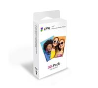AgfaPhoto Paquete de 30 Papeles de Zinc Autoadhesivos 75x50mm - Impresiones instantáneas, Colores Vivos y sin Necesidad de Tinta