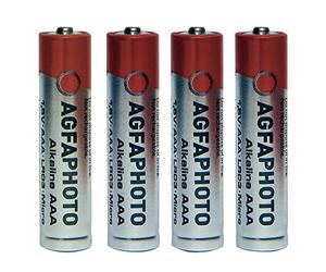 AgfaPhoto Pila alcalina LR03 Micro (AAA), 1,5 V, 4 unidades