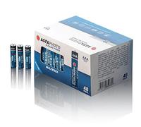 AGFAPHOTO Pilas alcalinas de 1,5 V, Micro Pilas AAA, 48 Unidades, batería más Potente para Uso Profesional, Pilas AAA versátiles para Diferentes Dispositivos electrónicos