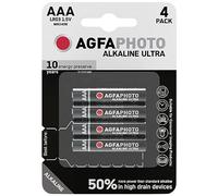 AgfaPhoto Pilas alcalinas Ultra AAA LR03 Micro 4 Unidades