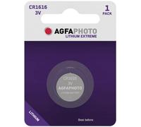 AgfaPhoto pilas - recargable de botón de litio CR1616 Pack de 1