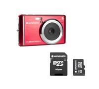 AGFAPHOTO Realishot DC5200 - Cámara digital compacta, CMOS 21MP, pantalla LCD de 2,4", Zoom Digital 8X, vídeo HD 720p, batería de litio, tarjetas SD, modos de escena