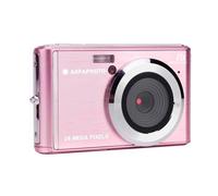 AGFA PHOTO Realishot DC5500 - Appareil Photo Numérique Compact, 24 MP, Ecran LCD 2,4", Zoom Digital 8x, Vidéo HD 720p, Mémoire Externe SD, Batterie Lithium - Rose