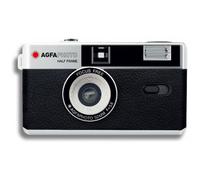 AgfaPhoto Reusable Half Frame Photo Cámara, negro, analógica