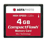 AgfaPhoto - Tarjeta de Memoria CF 4 GB (120x Alta Velocidad, MLC)