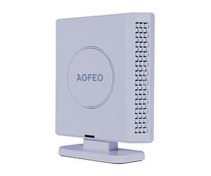 AGFEO 6101724 Repetidor DECT IP-Repeater pro, Repetidor de Red Inalámbrico, Blanco