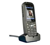 AGFEO DECT 75 IP Teléfono IP Inalámbrico DECT - Negro, Pantalla TFT 2", Agenda 250 contactos, Resistencia IP65