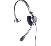 AGFEO Headset 2300 Monoaural Diadema Plata - Auriculares con micrófono (Monoaural, Diadema, Plata, Alámbrico, Circumaural)