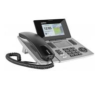 AGFEO ST 56 IP SENSORfon Teléfono IP Plata Terminal con conexión por cable LCD Azul 5000 entradas PoE