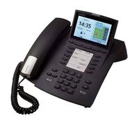 AGFEO Teléfono IP ST 45 IP Negro con Pantalla LCD, 1000 Entradas, Conexión por Cable