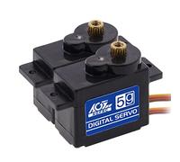 AGFRC Sub-Micro RC servomotor - Mejora Metal Gear 8g 1kg 0.075 Sec alta velocidad sin núcleo Digital Drift Racing Servo para 1/28 RC coches aviones (B05CLS)
