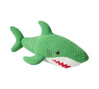 Aggressive Chewer Dog Toy - Green Plush Cuddling Doll Squeaker Insert, Strong Bite Resistant Pet Play Item, Interactive Puppy Fun Accessory Tool | House Use, Indoor Play, Patio Fun, Outdoor Pet