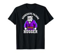 Aggressive Pajama Hugger Jiu Jitsu Grappling Funny Camiseta