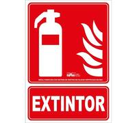 AGHASA ASA010-SEÑAL EXTINTOR PVC 1mm Clase A 210X300mm