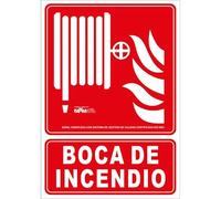 AGHASA ASA040-SEÑAL BOCA INCENDIO ClaseA PVC 1mm 210X300