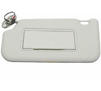 AGHXYUER Car Sun Visor with Glass Mirror with Light Side for for 2012 2013 2014 2015 2016 2017 2018 Car Sun Visor Shade(Left-with Light)