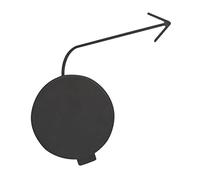 AGHXYUER for VW Jetta 2017 2018 Front Bumper Trailer Tow Hook Traction Ca(White)(Unpainted)