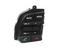 AGHXYUER Switch Multifunction Steering Wheel Push Actuator Black Manual Operation Fit for Sonata LF 2016-2018 / Sonata 9 1.6T(Left side)