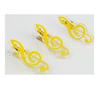 AGIFTY - Clip Clave De Sol Agifty C-1069 Amarillo 7cm - 5410414