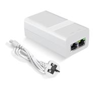 AgilePoElink Inyector Gigabit PoE de 24 V y 15 W de alimentación pasiva a través de Ethernet, adaptador PoE de 10/100/1000 Mbps para cámara IP, AP inalámbricos, pantallas, POS, IoT