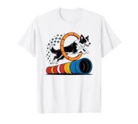 Agility Canino Postes De Slalom Mamá Deporte Camiseta