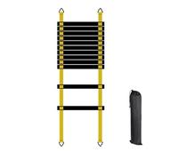 Agility Ladder Genérico - 315 pulgadas Speed Training Equipment | Nylon Footwork Drills - Durable Sports Ladder with Carry Bag for Mejora Coordination in Football Hockey and Athletic Speed