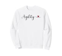 Agility Lindo Regalo tipografía Manuscrita Sudadera