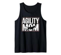 Agility Mom, Divertido Perro, Amante de la Agilidad Camiseta sin Mangas