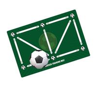 Agility Soccer Pad - Training Floor, Silent Mat | Anti-Skid Movement Mat, Indoor Outdoor Step Trainer Plus Quick Footwork Exercise Gear for Football Players, Youth Practice, Sports Fans, Kids Use