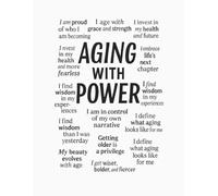 Aging with Power: I Get Stronger, Wiser, and Bolder with Every Year: A Lined Notebook for Women Embracing Midlife with Strength, Wisdom, and Bold Intentions