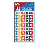 agipa 100624 Markierungspunkte, Durchmesser: 8 mm, rund, farbig