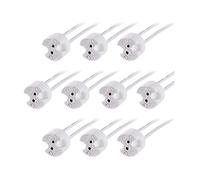AGIPS 768/5,000 翻译结果 Luces de bajo Voltaje 10pcs / Lote AC / DC12-24V MR16 Base de lámpara MR11 GU5.3 G4 Soporte de la lámpara Conector de cerámica con Cable for LED Luz de Bombilla halógena Bombill