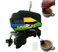 Agitador café a motor para barco | Agitadores café con motor fueraborda 2,56 pulgadas | Mezclador café con motor fueraborda M-ini para barco, agitador bebidas novedoso | Mezclador café con motor barco