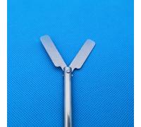 Agitador centrífugo plegable de doble hoja de acero inoxidable 304 de primera calidad for equipos de mezcla de laboratorio.