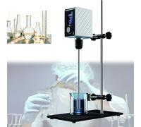 Agitador de acero inoxidable 20L/40L, 100-2000 RPM ajustable, pantalla digital LCD, mezclador de alta viscosidad para aplicaciones de química e investigación