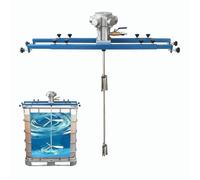 Agitador de aire IBC for barriles de toneladas IBC - Mezclador de pintura neumático de 265 galones, hélice plegable, mezclador de soporte, herramienta de mezcla de máquina agitadora de pintura