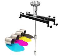 Agitador de aire IBC, máquina mezcladora de tanque neumático, máquina agitadora de pintura, hélice plegable, con soporte for colgar, agitadores de aire con soporte, mezcla de pintura(S300)