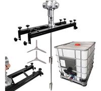 Agitador de aire Ibc, mezclador de pintura neumático, mezclador de depósito, capacidad de agitación: 1000l, presión de aire de trabajo: 6-8 kg, para material de recubrimiento de color, disolvente de
