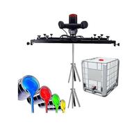 Agitador de aire, mezclador de tanque eléctrico, mezclador de soporte neumático comercial, herramienta de mezcla de pintura con soporte for máquina agitadora de pintura