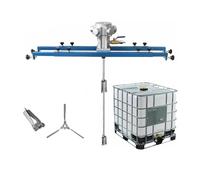 Agitador de aire, mezclador neumático de pintura de 265 galones, hélice plegable, mezclador de soporte, herramienta de mezcla for agitar pintura, especial for barriles de una tonelada.